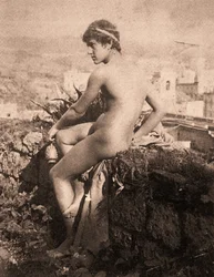 Portret van Vincenzo Galdi, Posillipo, Napels 1895